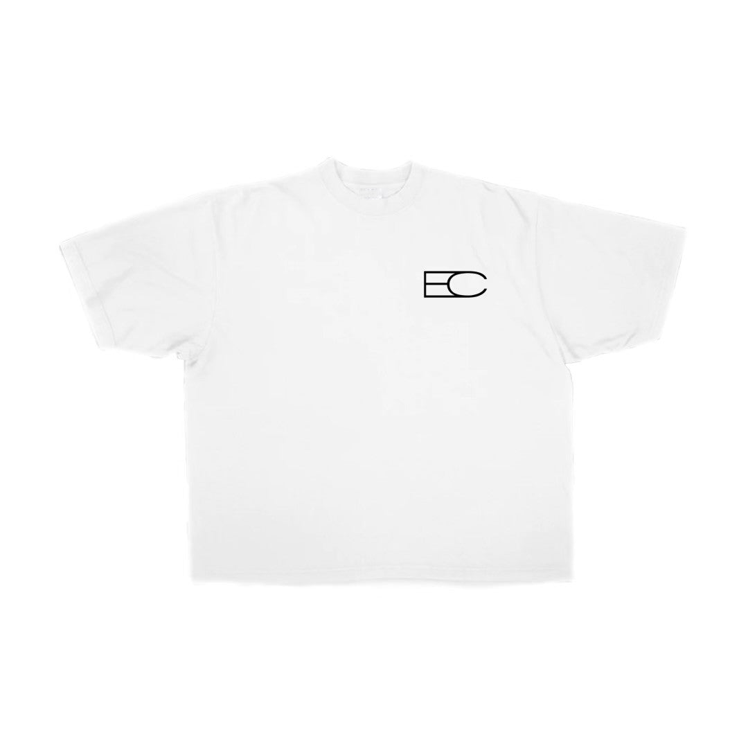 EC Signature Oversized Tee - White