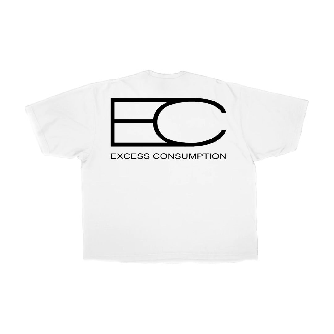 EC Signature Oversized Tee - White